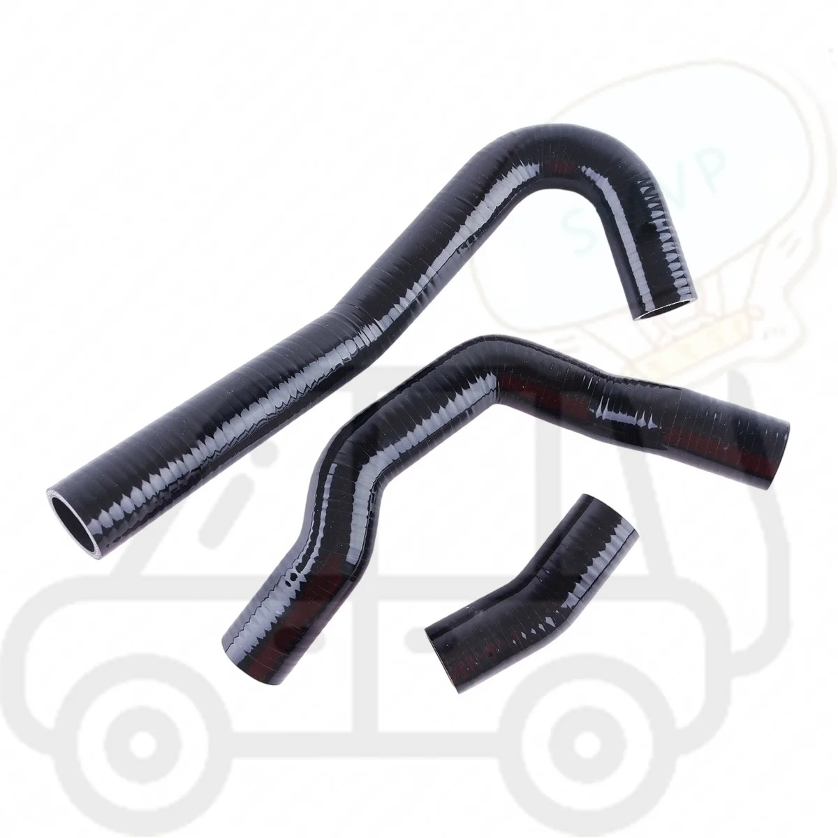 

3PCS 3PLY Fit For 1989-1994 Nissan Silvia 180SX 200SX S13 CA18DE CA18DET Car Tools Silicone Radiator Hose Kit Coolant Pipe Tube