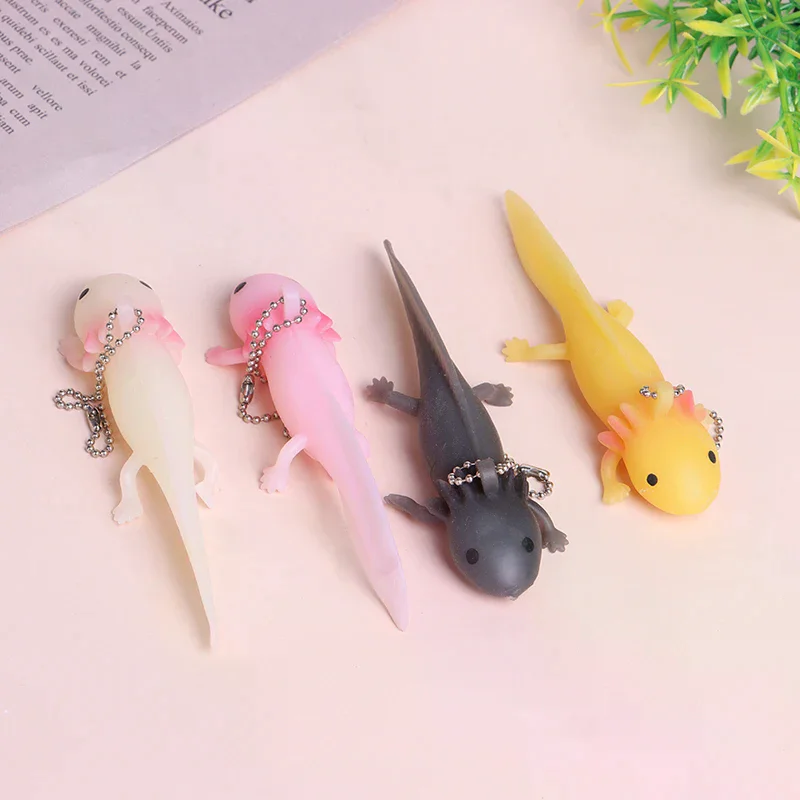 Divertente Portachiavi Antistress Pesce Morbido Gigante Salamande Giocattolo Antistress Spremere Scherzo Scherzo Giocattoli Per Le Ragazze Gag Regali Brinquedo