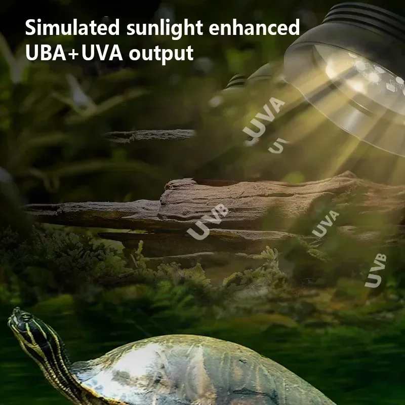 

Pet Reptile Lamp UVA+UVB Reptiles Breeding Heat Preservation for Pet Turtle Snakes Lizards Turtle Amphibians Lighting Supplies