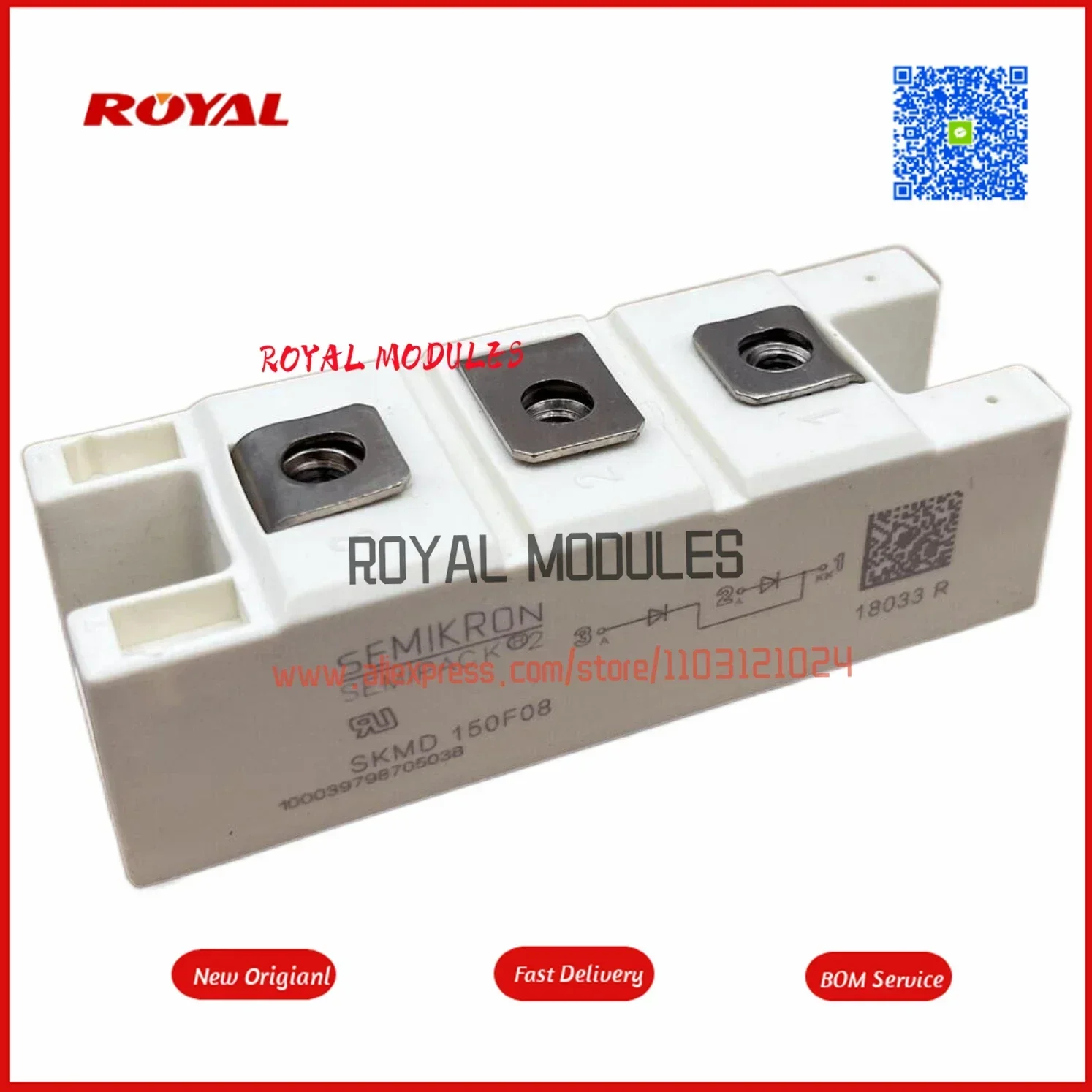 SKMD251F02 SKMD150F02 SKMD150F08 12 nuevo módulo original