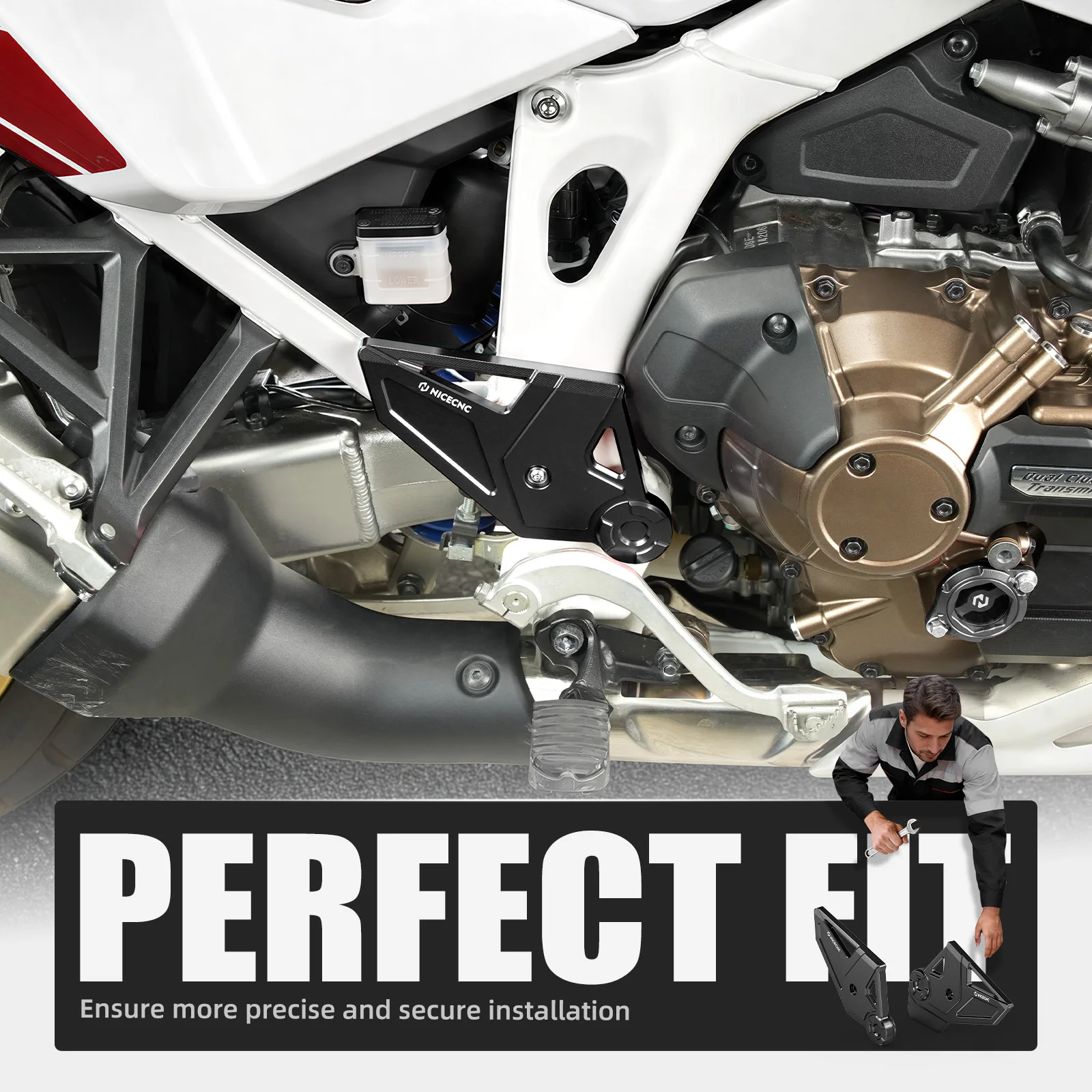 2020-2026 For Honda CRF1100L Africa Twin Adventure Sports Aluminum Motorcycle Frame Guards CRF1100L Africa Twin 2020-2025 2026