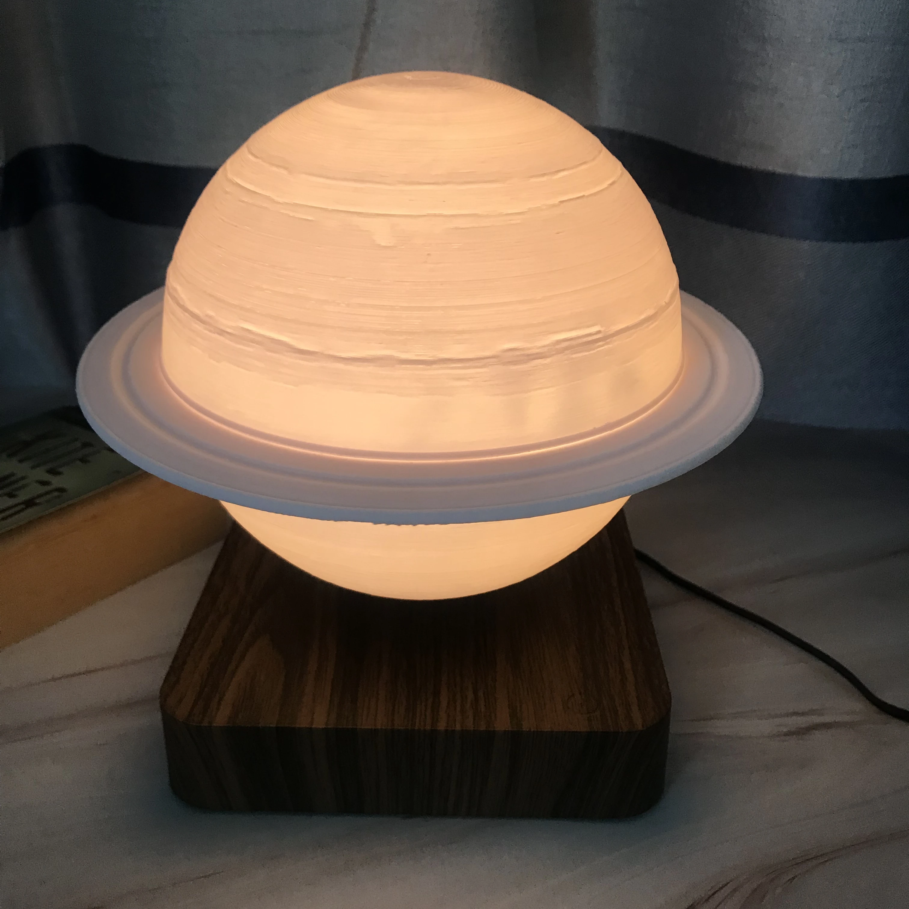 Magnetic levitation lamp 3D Printing Floating Moon Lamp Night Lamp Personalized Gifts Decoration Led Lights Night  Home Decor