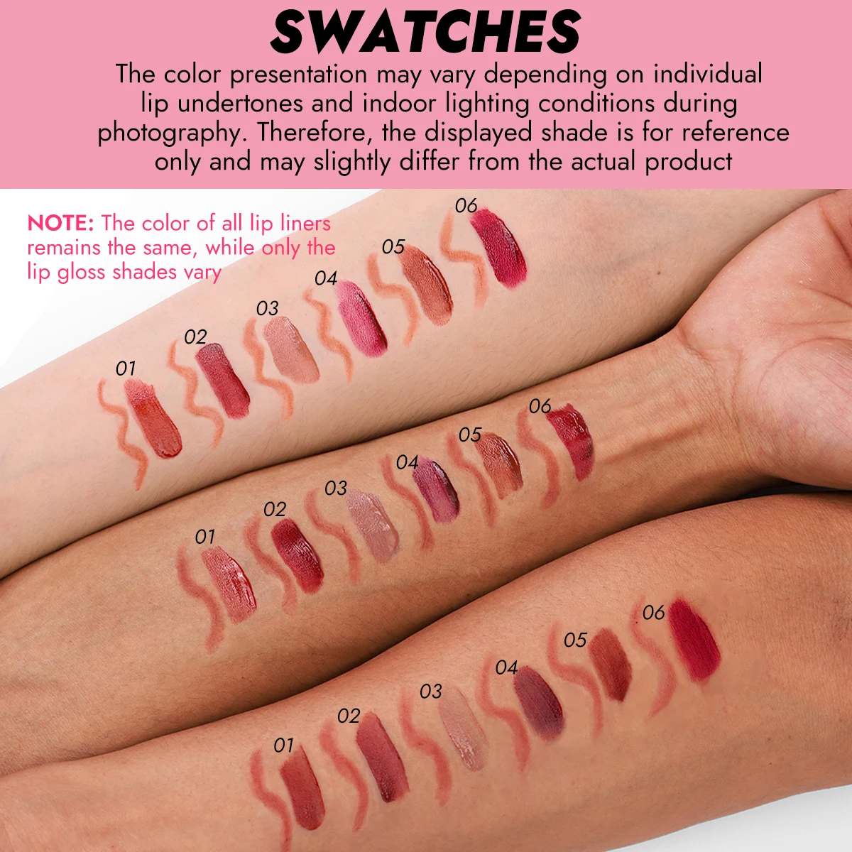 مجموعة مكياج كاملة احترافية من YOUNGVISION، بطانة شفاه مزدوجة ومرآة سائلة، مستحضرات تجميل LIP GLOW GE Llip