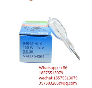 10 قطعة/الوحدة ل أوسرام HLX64640 64642 24 فولت 150 واط جير ، زينوبحار نايد 54263 G6.35 مصباح الهالوجين ، فكس HLX 64642 24V150W الإسقاط لمبة