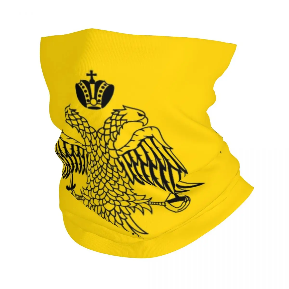 Byzantine Imperial Flag By The Greek Orthodox Churches Neck Gaiter Men Women UV Protection Winter Bandana Scarf for Hiking