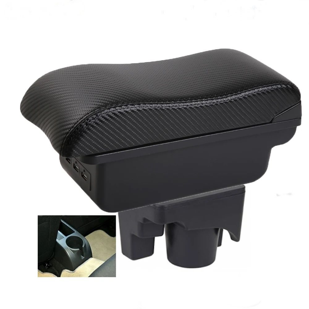 

Автомобильный Sagitar Jetta 5 Golf 6 Golf 5 Mk6 MK5, подлокотник, чехол для хранения центральной консоли, поддержка локтя водителя, углеродное волокно