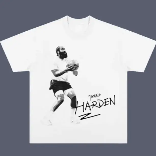 HARDEN Vintage Tee, JAMES HARDEN T-Shirt, Unisex Basketball Shirt, Graphic Tees, Sweatshirt Menswear Womenswear Streetwear