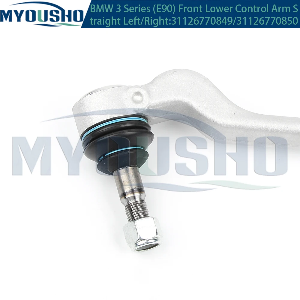 Myosho-brazo de Control de suspensión delantera, brazo recto para BMW serie 1, 3, E90, E91, E92, E93, E81, E82, E88, X1, E84, 31126770849,