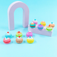 Office School Supplies New product 3D cute macaron cake eraser student gift birthday Childrens Day holiday kawai stationery