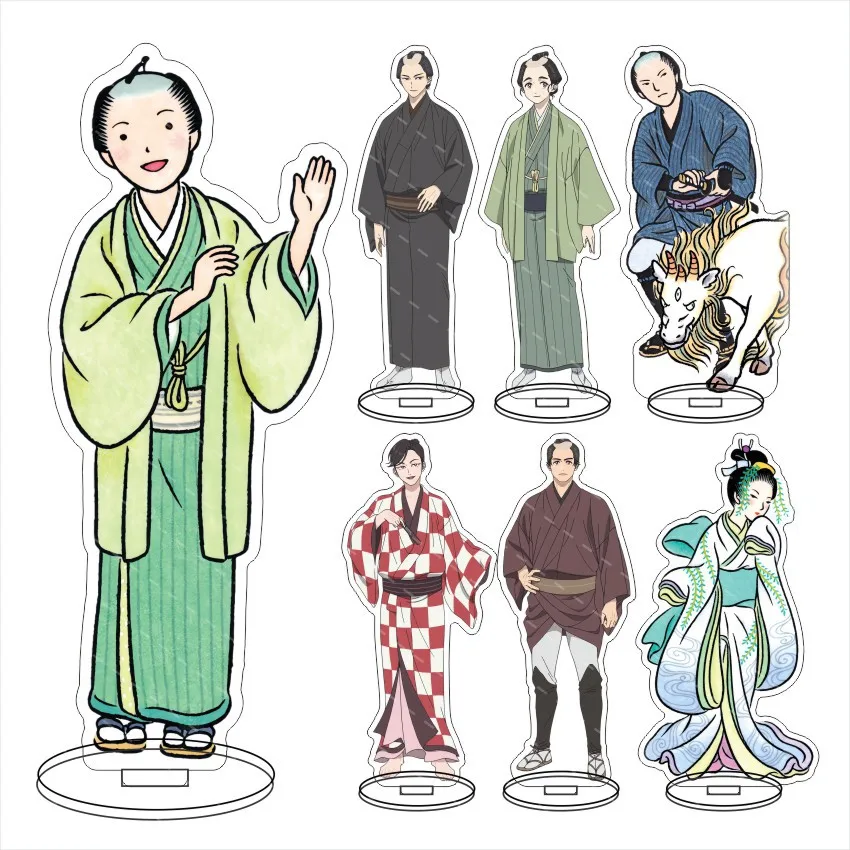 Soporte acrílico con tema de Shabake de Anime japonés, figura de exhibición, abalorio de Cosplay, modelo de escritorio de dibujos animados, decoración de placa, regalo de Navidad para hombres y mujeres