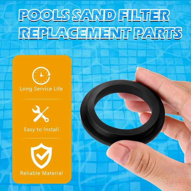 12 Pcs 11412 Pool L Shape O Ring Pool Filter Replacement Parts Pool Pump Gasket For Intex Sand Filter Pump Motor