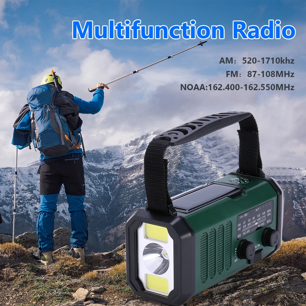 LED Portable Radio AM/FM/WB 10 - Emergency Radio Solar ulasan dan harga