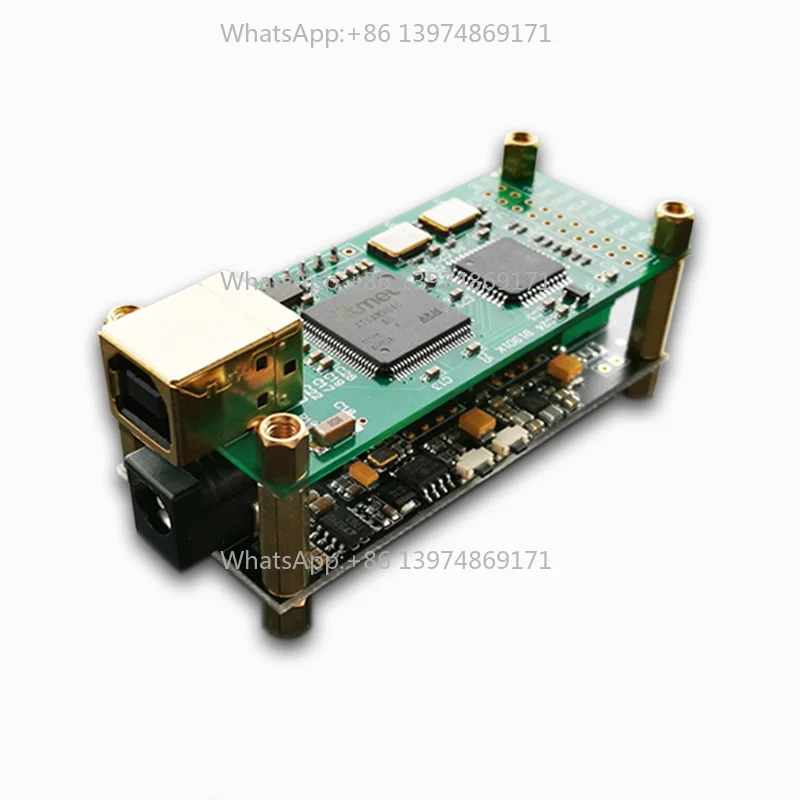 Amanero interface + ES9038 Q2M audio decoder board hifi fever USB sound card DAC kit supports DSD