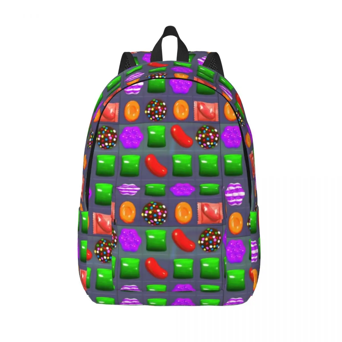 Candy Combo Candy Crush mochila para estudiantes de secundaria primaria, mochila ligera para hombres y mujeres