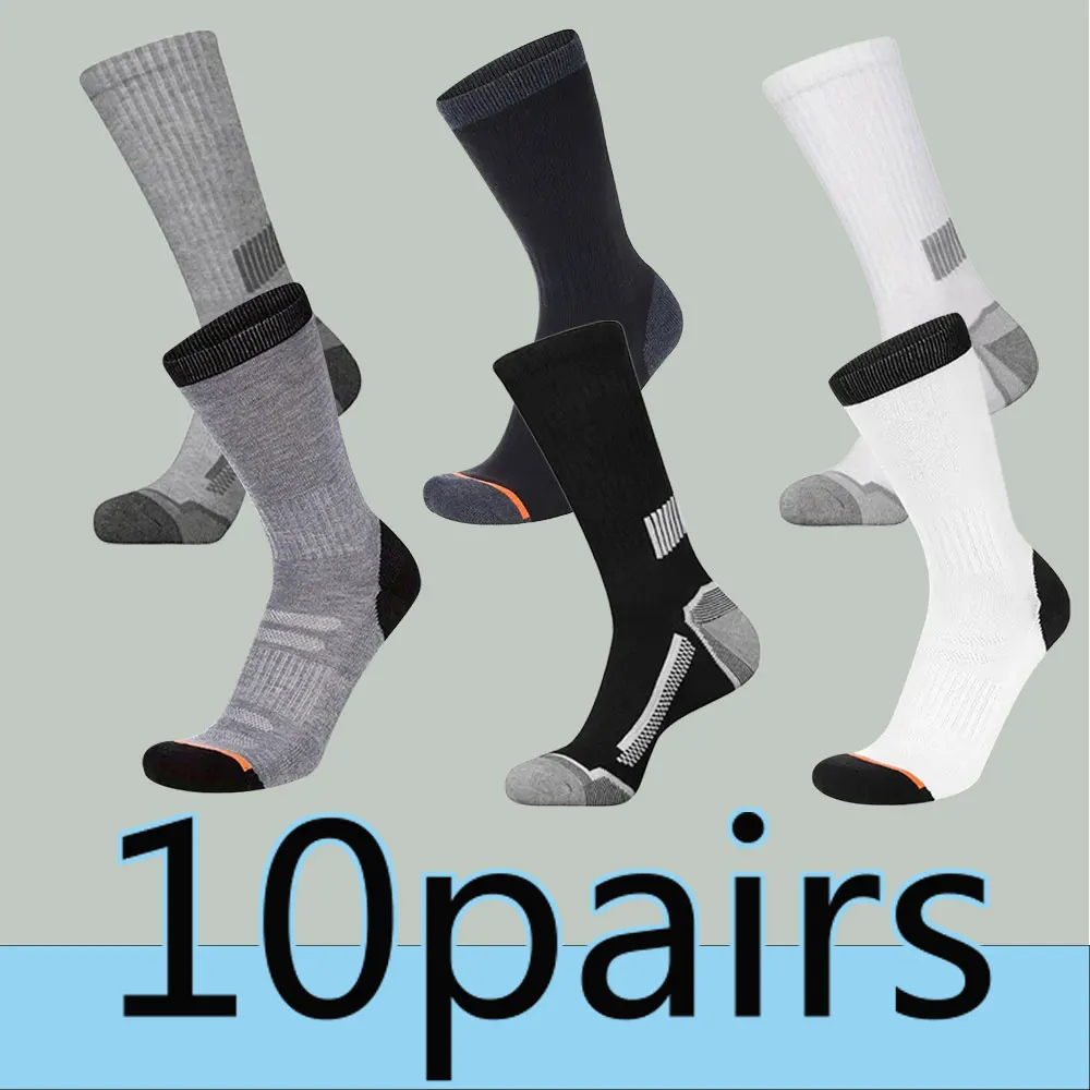 10 pairs of 2025 new mixed combination mid tube socks give you a different experience