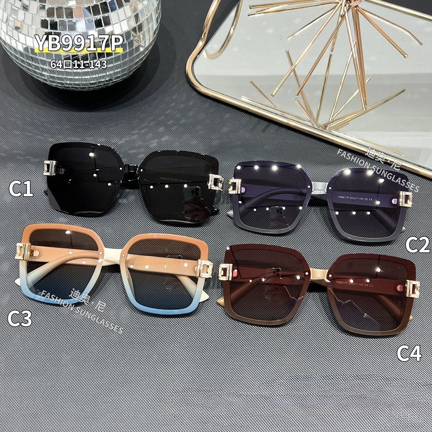 

2025 New Fashion Sunglasses Polarized Light Luxury High-end Sunglasses Driving Outdoor UV Protection Douyin Hot Sale