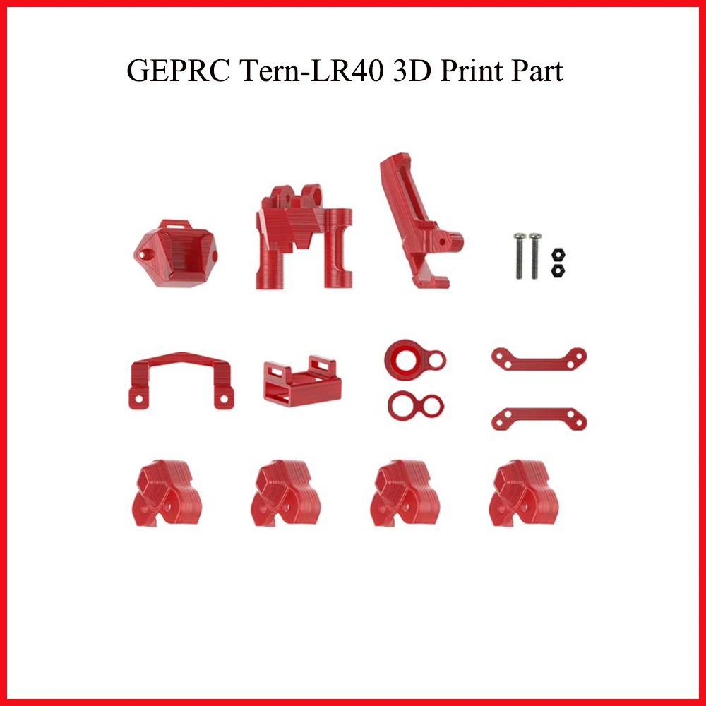 GEPRC Tern-LR40 3D drukuj oryginalne akcesoria dron FPV rama uchwyt na antenę poduszka do lądowania O3 VTX uszczelka