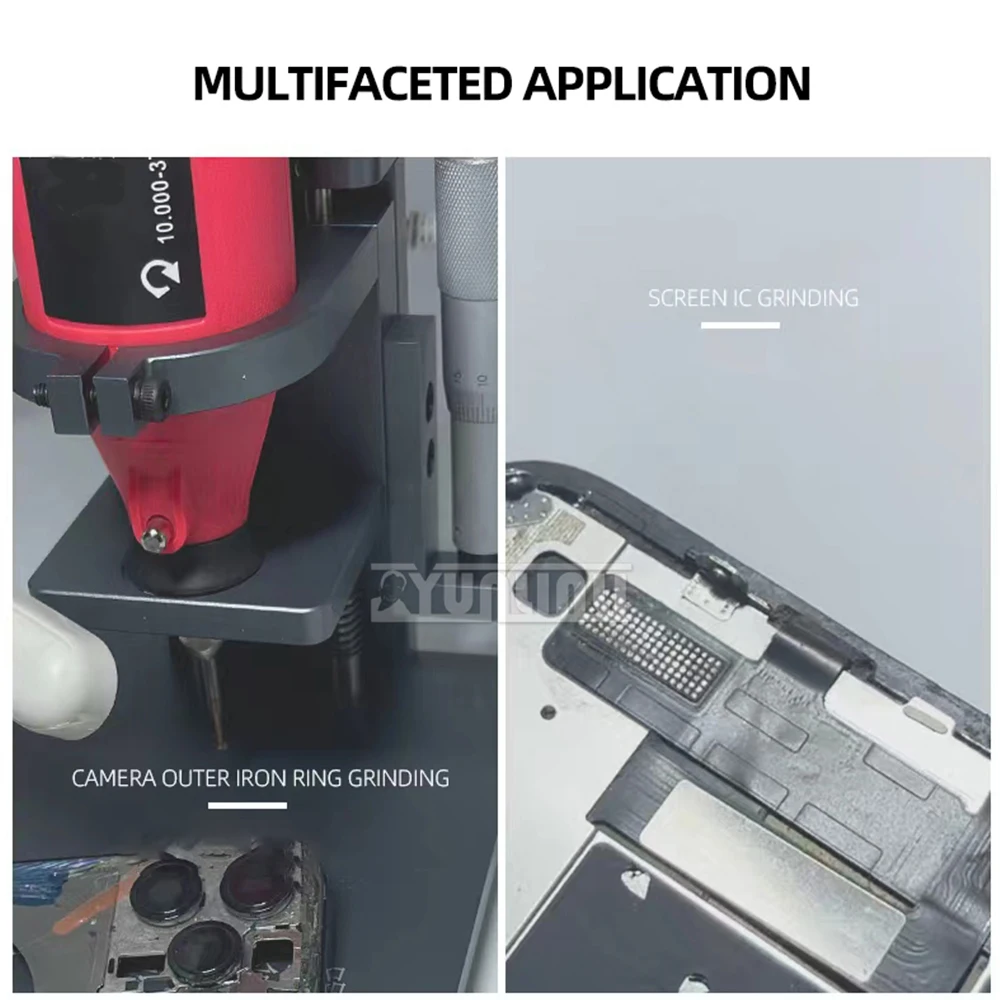 Lcd-scherm Ic Chips Slijpmachine voor Mobiele Telefoon Onderhoud Camera Ringen Harde Schijf Frame Chip Polijstmachine
