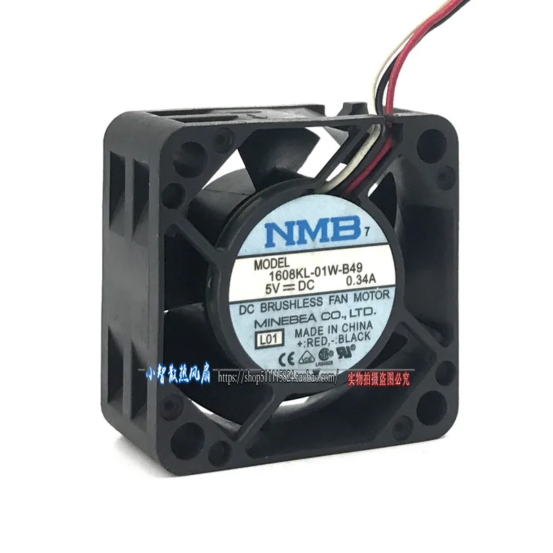 ORIGINAL 1608KL-01W-B49 5V 0.34A 4020 40*40*20mm NEW COOLING FAN RADIATOR