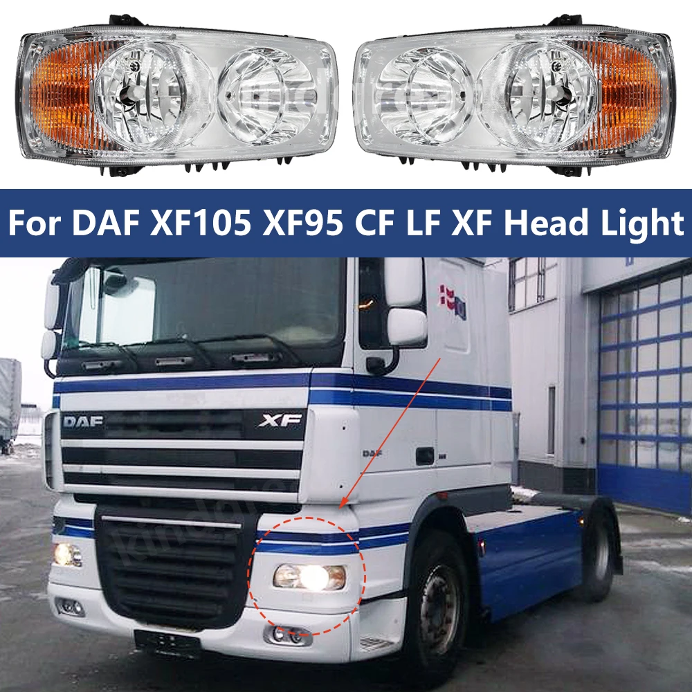 

16993011699300 For DAF XF105 XF95 CF LF XF Headlight RH LH Head Lamp European Truck Parts