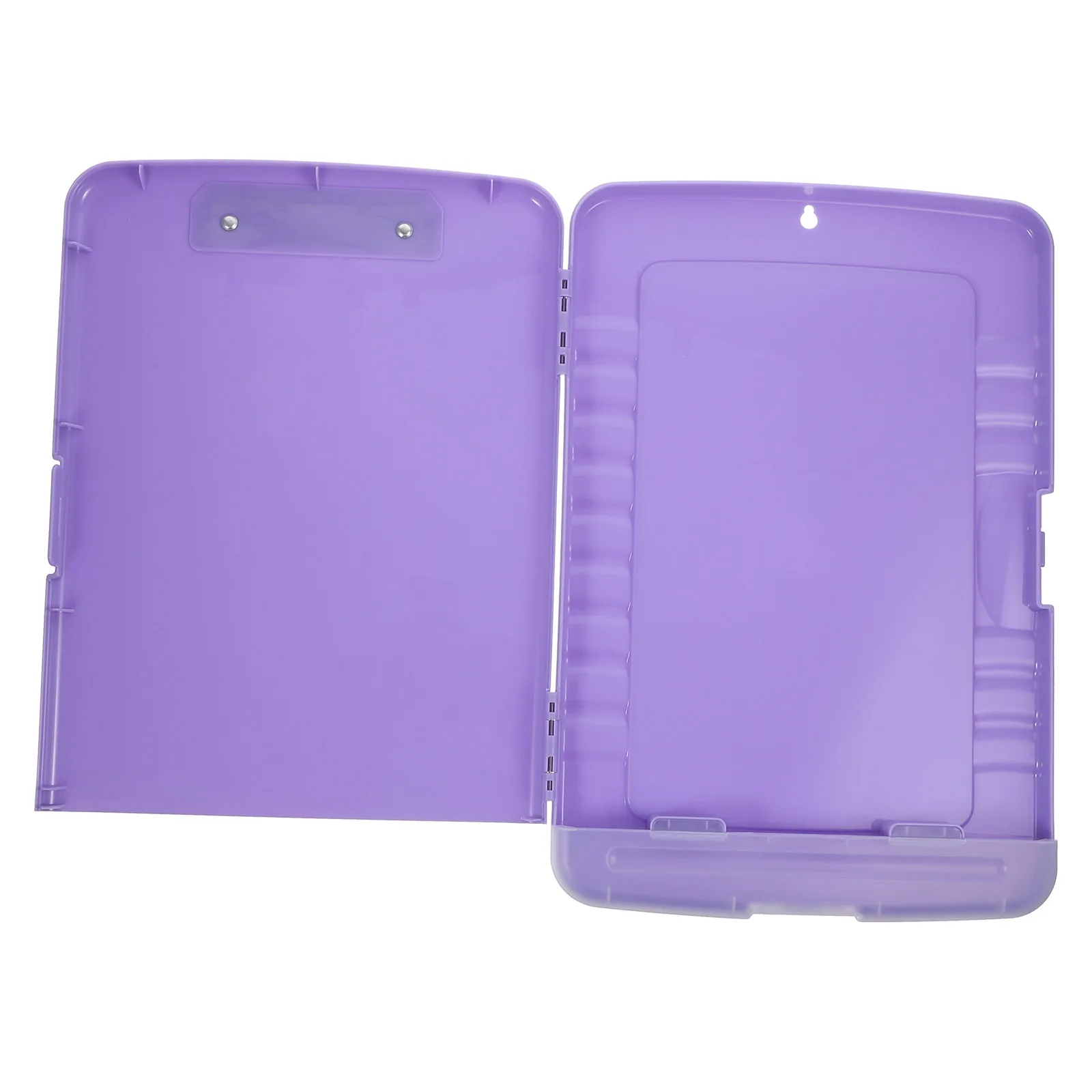 

File Organizer Light Purple A4 Document Storage Box Writing Board Multi-Function Paper Organizer For Office School Trip