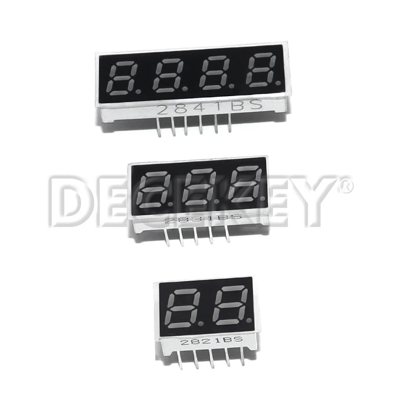5pcs Digital tube Common AnodeCathode Red 2 3 4 Bit digital Tube 0.28 0.36 0.56 inch Green LED Display 7 segment