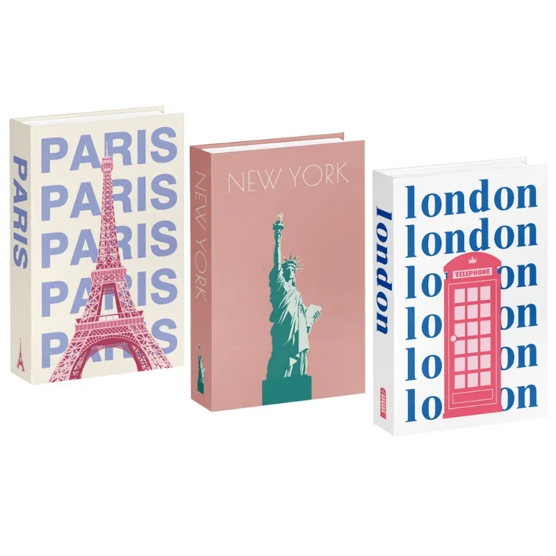 3 stks/set Nep Boek Luxe Fotografie Props Boeken Decor Eenvoudige Moderne Faux Boeken Salontafel Props Boek Ornamenten
