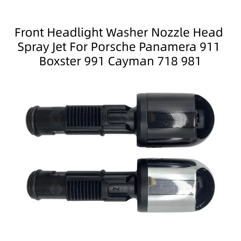 Front Headlight Washer Nozzle Head Spray Jet For Porsche Panamera 911 Boxster 991 Cayman 718 981