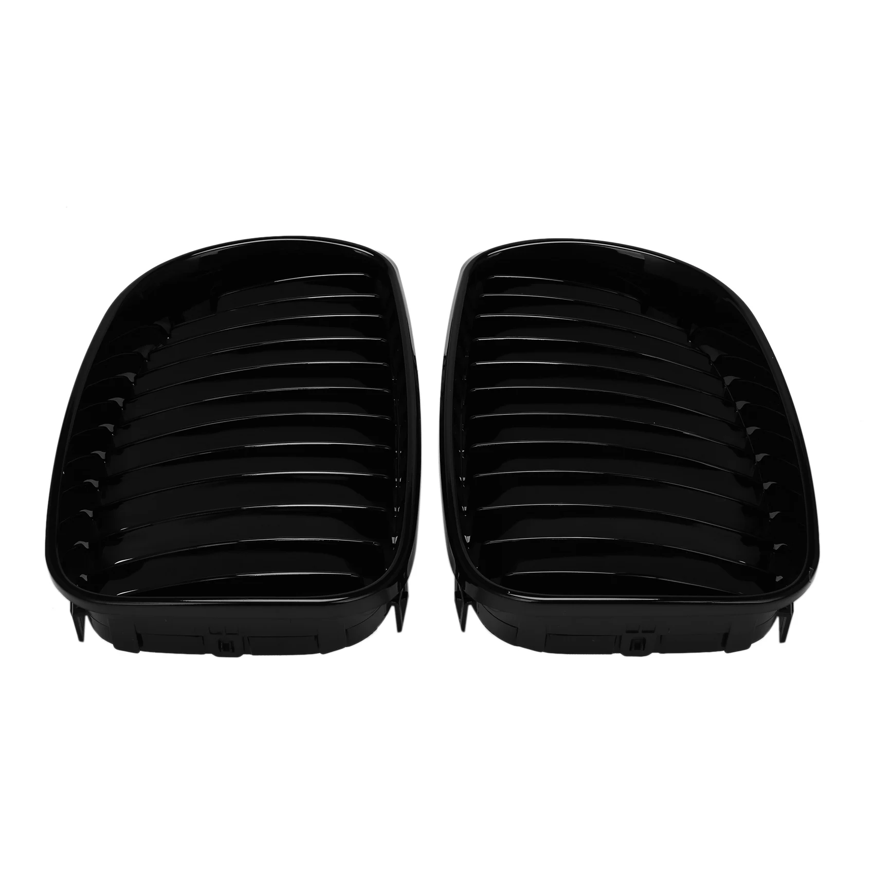 

Для BMW 1 серия E81 E82 E87 E88 2D 4D 2007 2008 2009 2010 2011 пара АБС боковые глянцевые черные Передние решетки почки