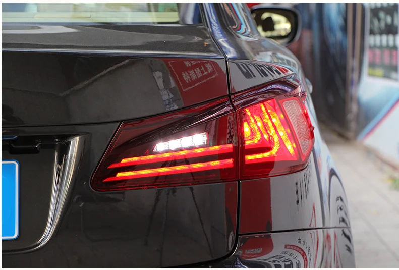 أضواء خلفية LED لكزس IS IS250 IS300 2006-2012 مجموعة إشارة الانعطاف الديناميكي #2