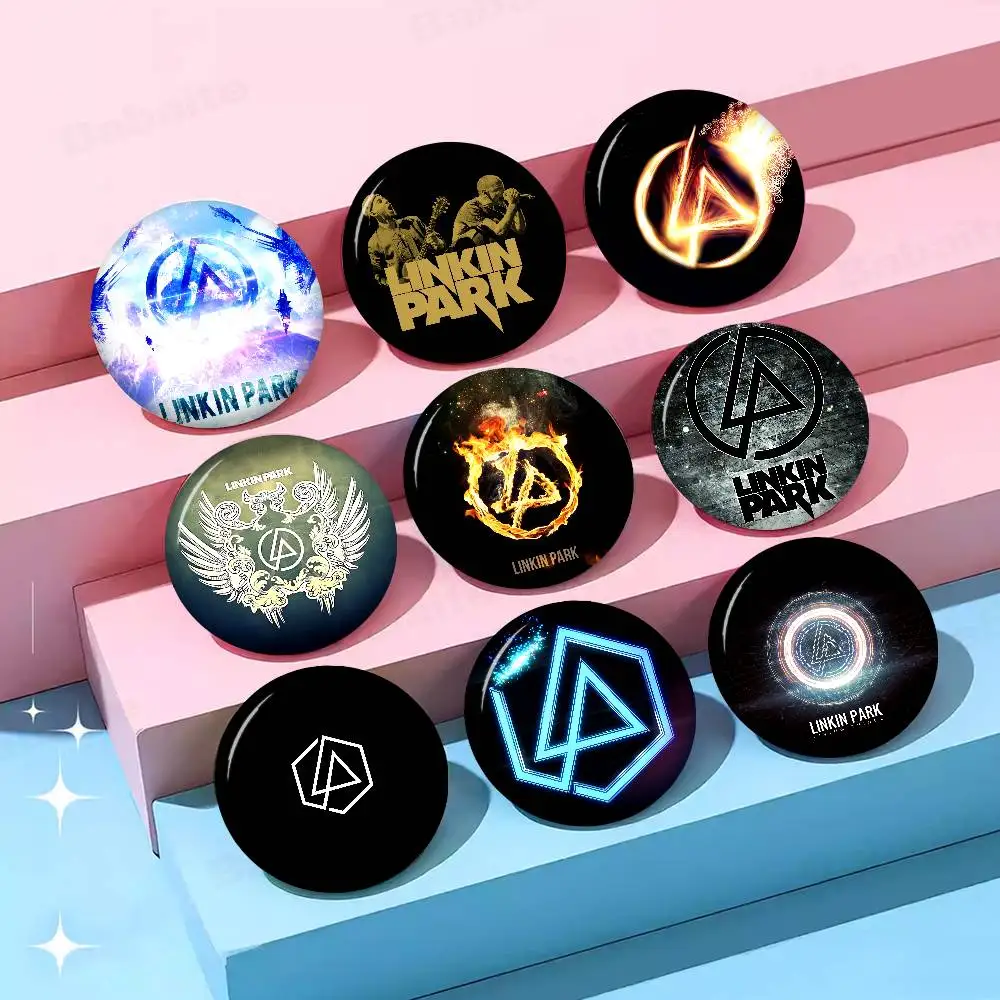 L-Linkin P-Park Famous Band 32/44/58MM Customizable Button Pins Cute Funny Creative Badge Jewelry Decor Gifts for Friends