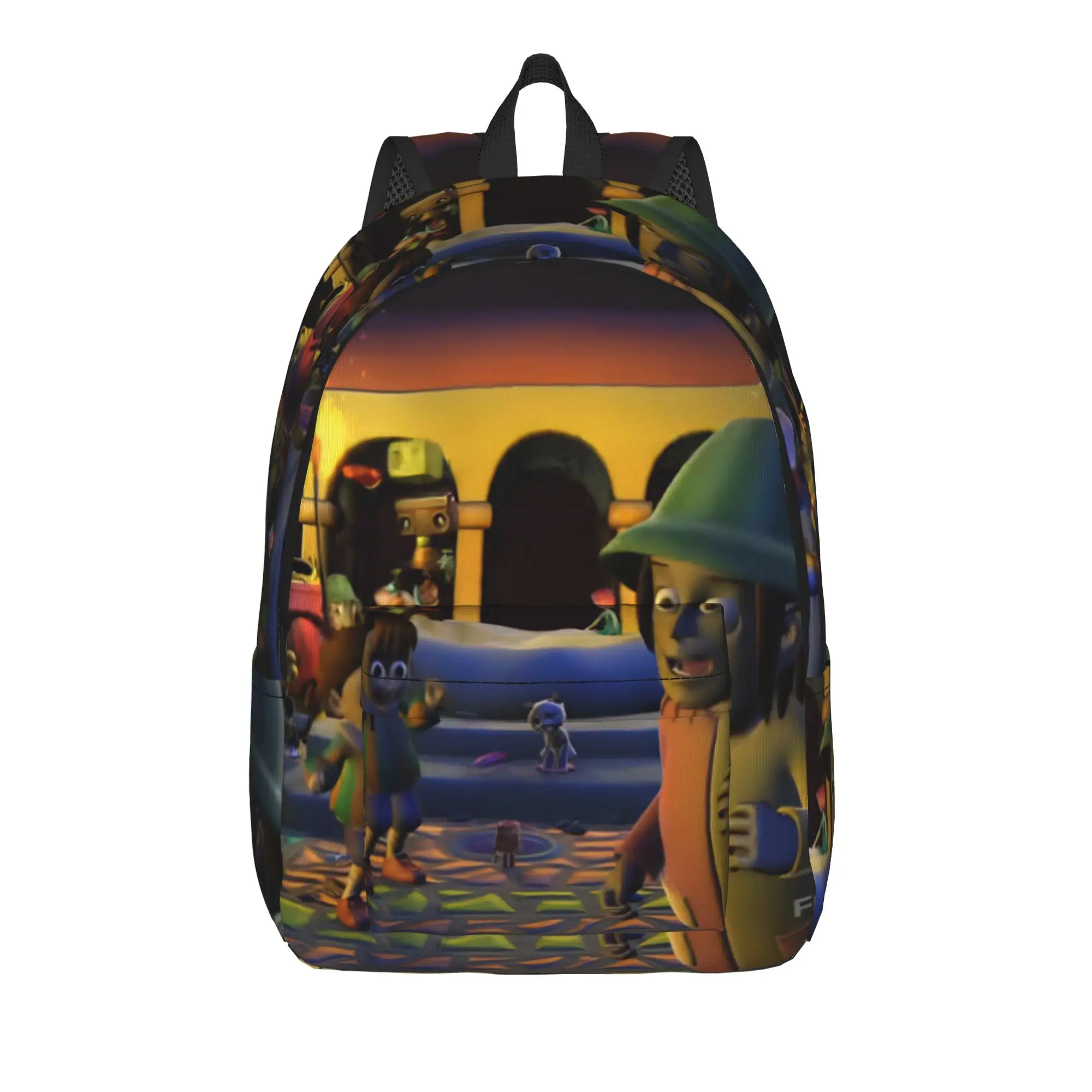Mr.Stain on Junk Alley Fashion Backpack Gift Student Business  Daypack for Men Women College Canvas Bags
