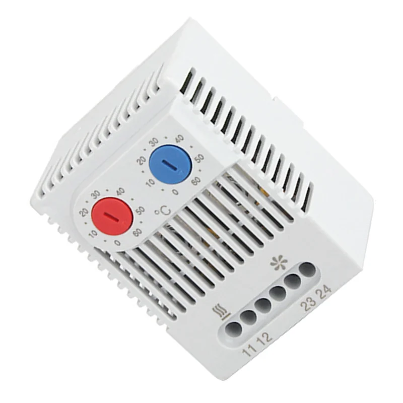 N82R ZRO 011 Rail-Type Mini Bimetallic Thermostat Mechanical Controller With Normal Open And Close Settings
