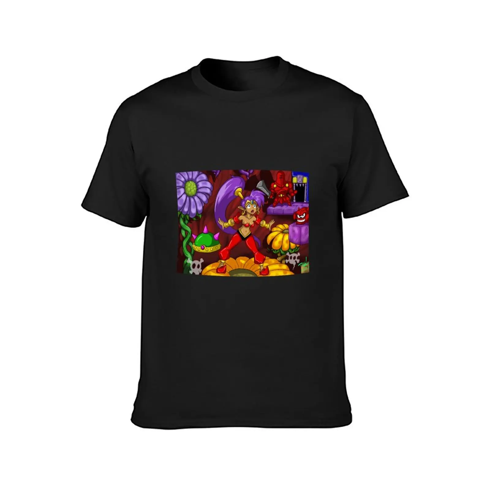 Shantae Squid Baron's Lair T-Shirt plain anime oversizeds mens graphic t-shirts