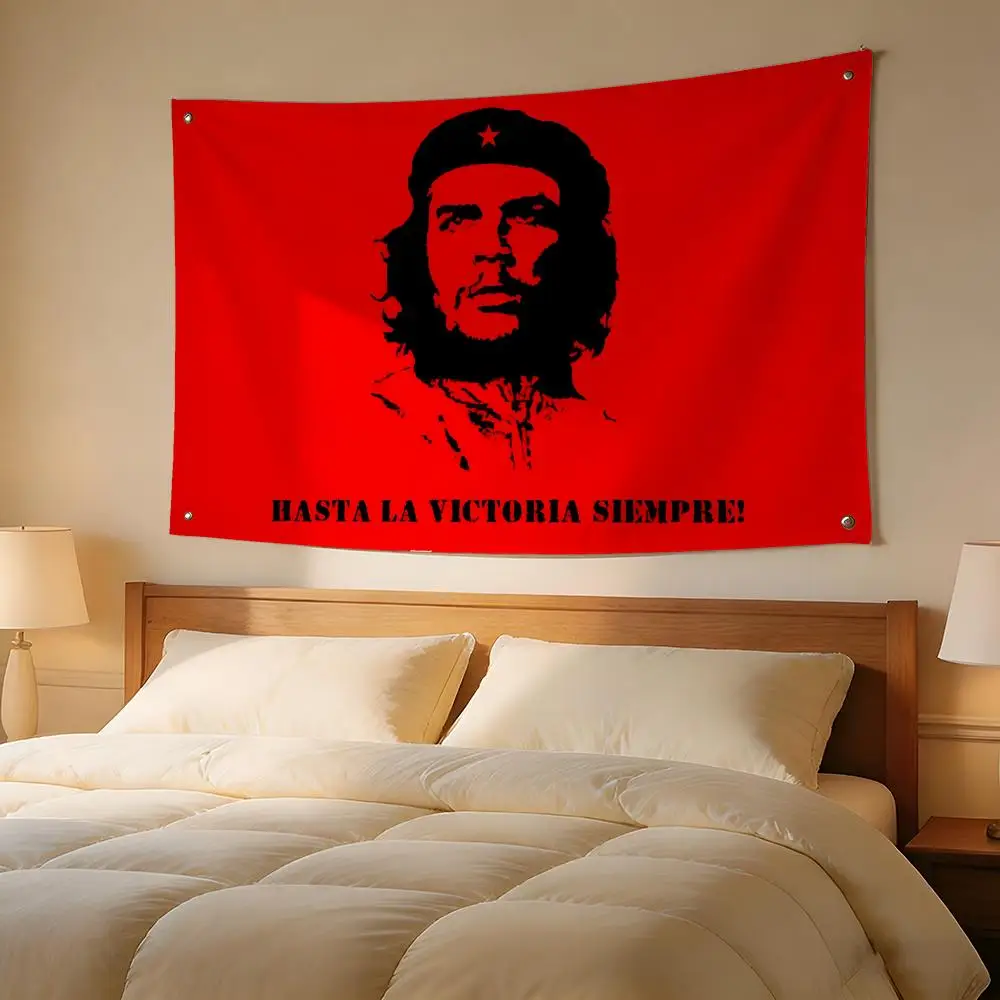 Banderas de la Libertad de Ernesto Guevara EI CHE, Banderas para Fiestas al Aire Libre, Decoración de Pared para el Hogar