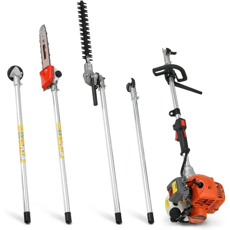 

#For Trimmer 41.5cc 5 in 1 Multi-Function Garden Pruning Tool Weeder Long Reach Pruning Saw&