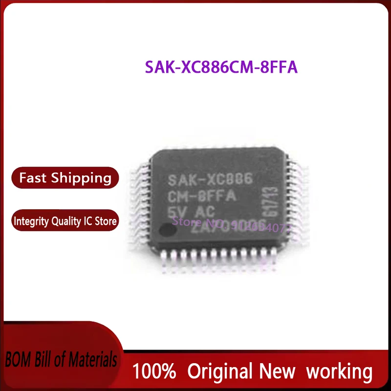 5PCS~50PCS/LOT SAK-XC886CM-8FFA LQFP-48 SAK-XC886 100%Brand new original SAK-XC886CM-8FFA
