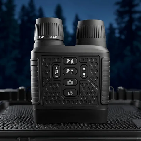 3'' Screen 2.5K Night Vision Binoculars 6X Digital Zoom With Tactical Light 2000mAh Infrared Night Vision Goggles for Camping