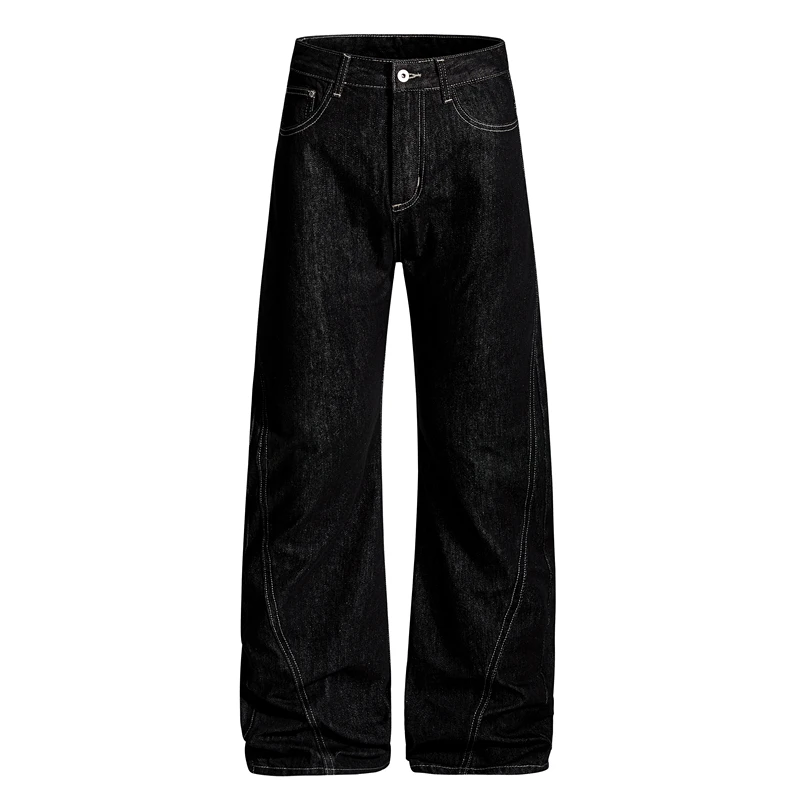 

Cleanfit American Retro Embroidered Micro Flared Jeans Men's Women's Original Denim Pants Deconstructed kets Commute Sle