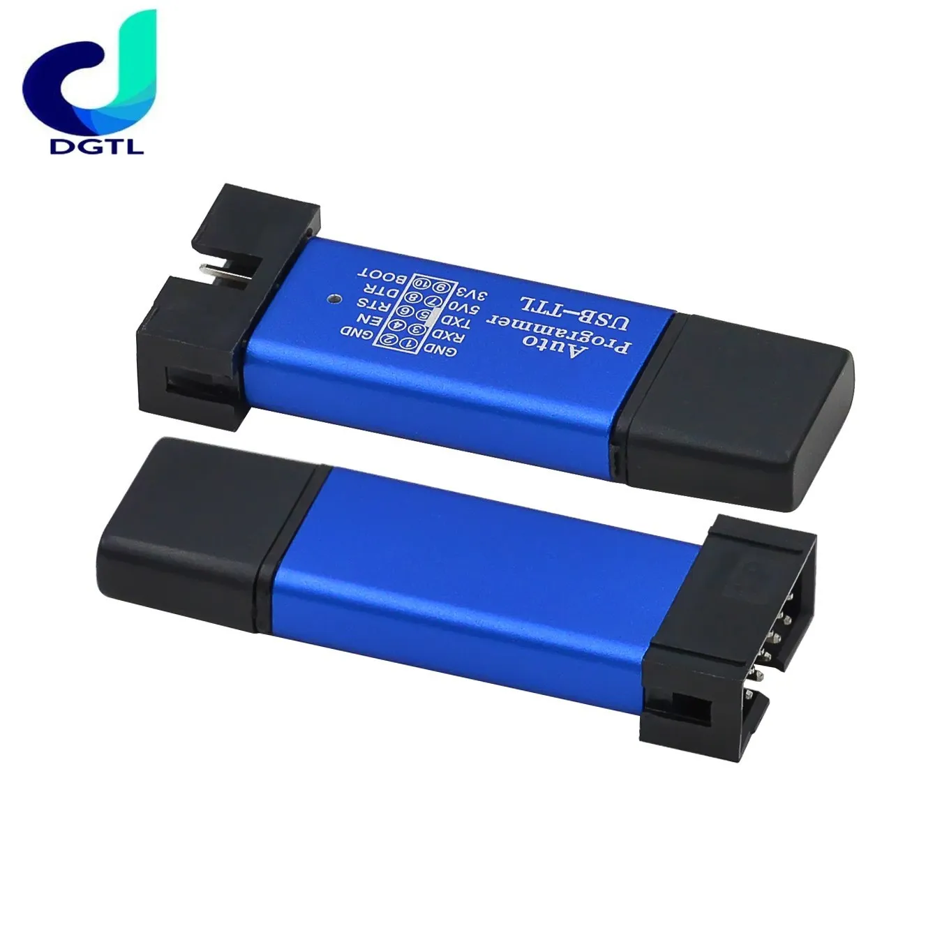 MCU STC 51 Microcontroller Downloader Auto Programmer / 3.3V 5V Universal / Dual Voltage USB to TTL DownLoad Cable