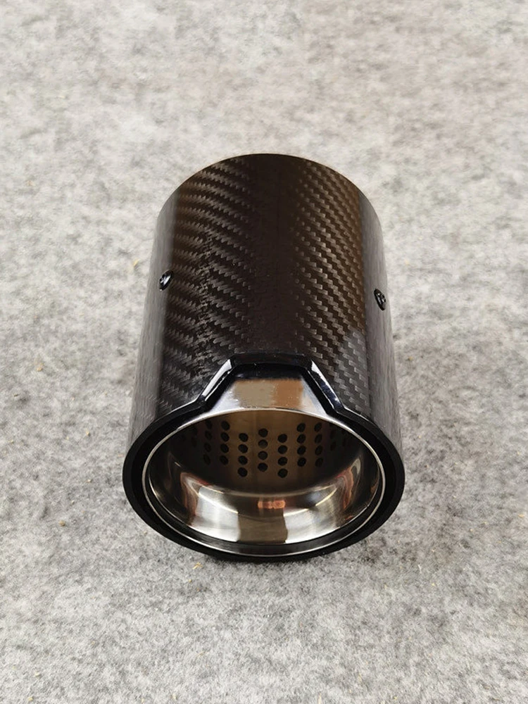 1 Stück Silber Carbon M Auspuffrohr Schalldämpfer Endrohr für BMW F87 M2 F80 M3 F82 F83 M4 M5 M6 M135i M235i M335I M435I F40 F32 F36