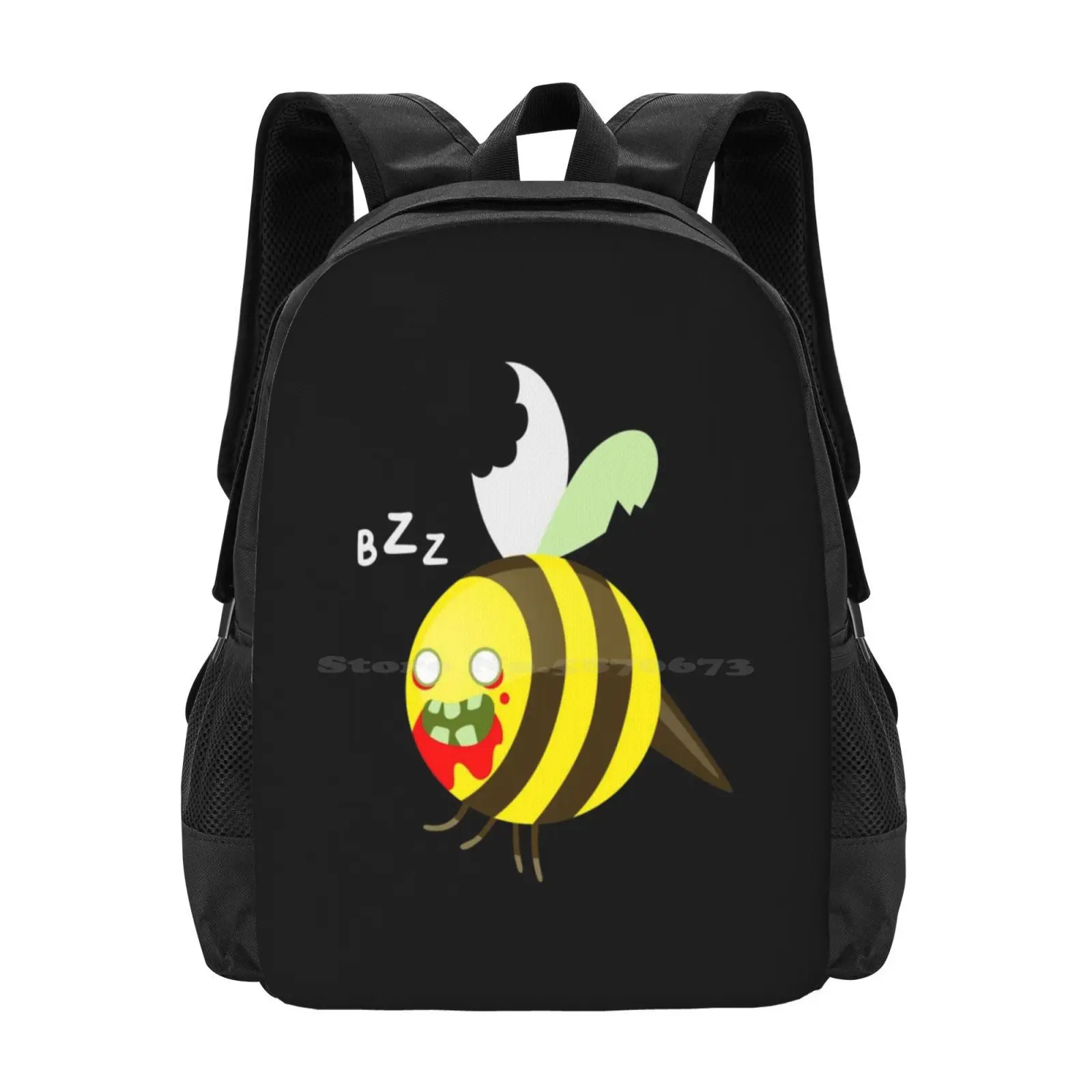 Zombie Bee Pattern Design Laptop Travel School Bags Blood Game Holly Zombie Bee Cleaners Left 4 Dead Left4Dead Back 4 Video