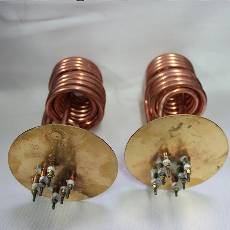Spiral Copper Heating Tube Water Boiler Spare Parts, Full Copper Electric Heating Element for Water Boiling Machine