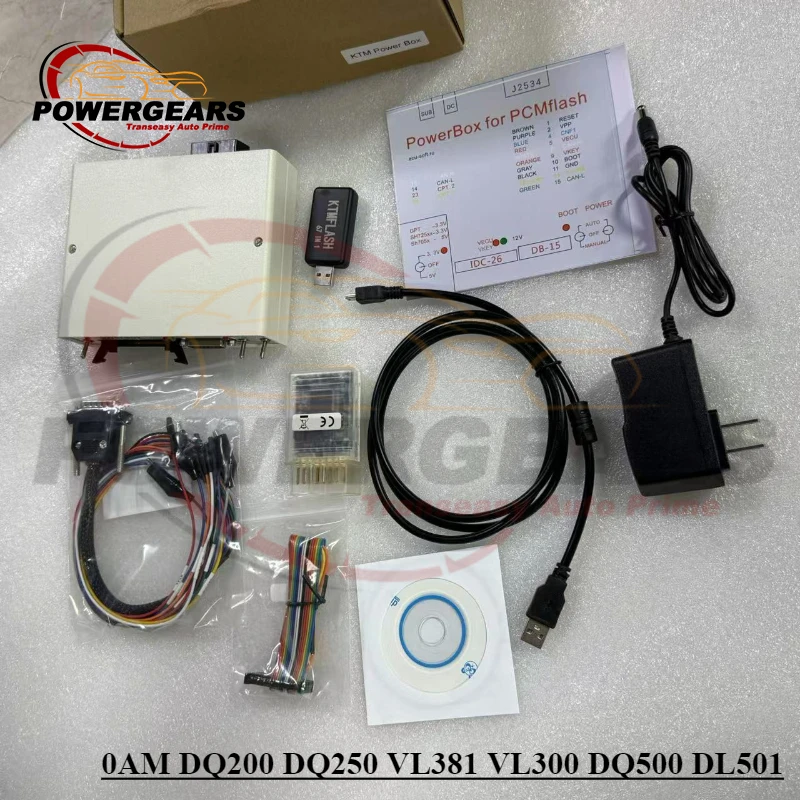 

0AM DQ200 Programmer Plus Read/Write Power Box 1.95 / 1.21 ECU Suit For AUDI Gear DQ250 VL381 VL300 DQ500 DL501 Tool