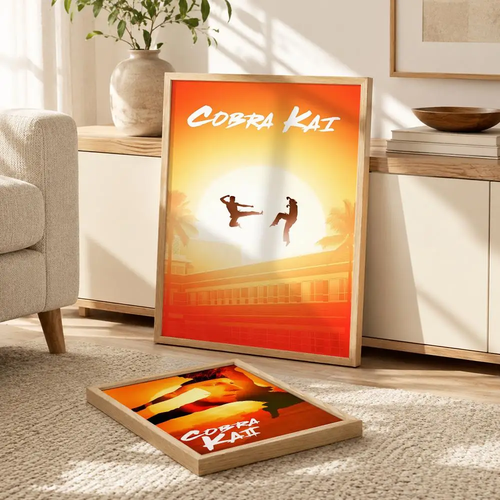 Movie Cobra Kai Poster Modern PP Paper Wall Decorative for Cafe Office Bar Home Wall Decor Gift