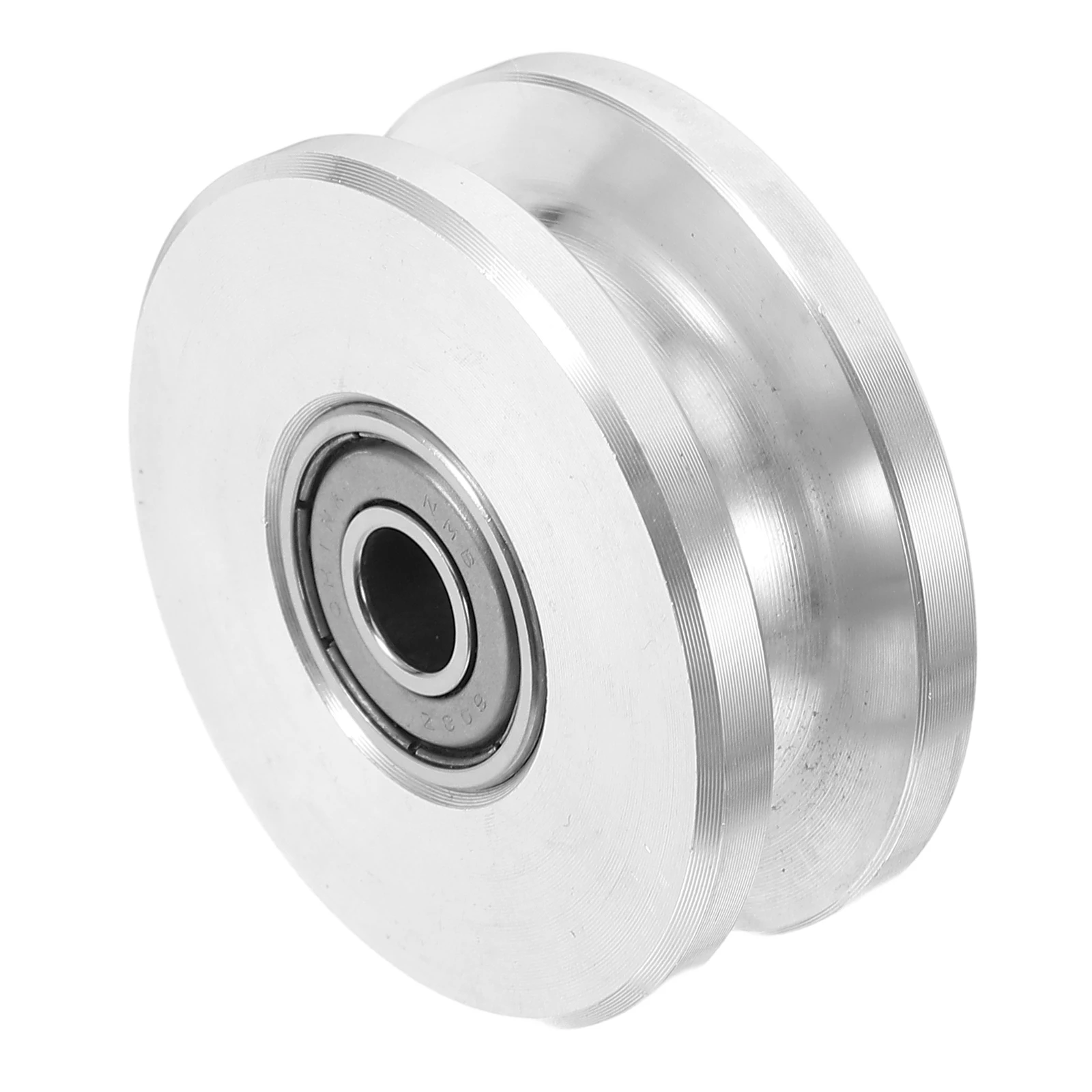 

Aluminum Alloy Fitness Set U Groove Wheel Dual Bearing Smooth Gym Equipment Support Roller Pulley Wall Climbing Machine