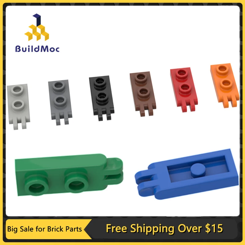 10Pcs MOC Parts 4276 Hinge Plate 1 x 2 Compatible Bricks DIY Assmble Building Blocks Particle Kid Puzzle Brain Toy Gift