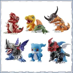 Bandai Digimon Adventure Agumon Garurumon Mechadragon Anime Character Hand Model Children's Nostalgic Toy Gift Desktop Ornament