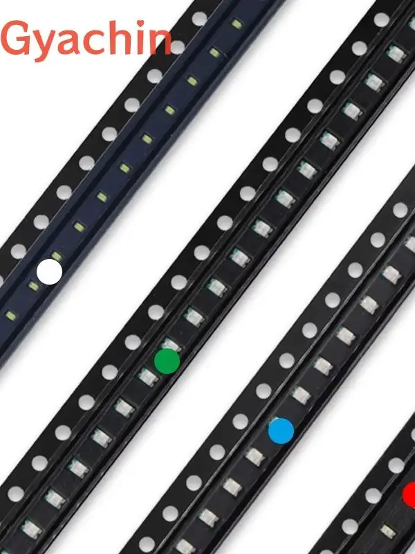 100pcs 0402 0603 0805 1206 SMD LED Red Yellow Green White Blue Orange Light Emitting Diode Water Clear LED Light Diode Set