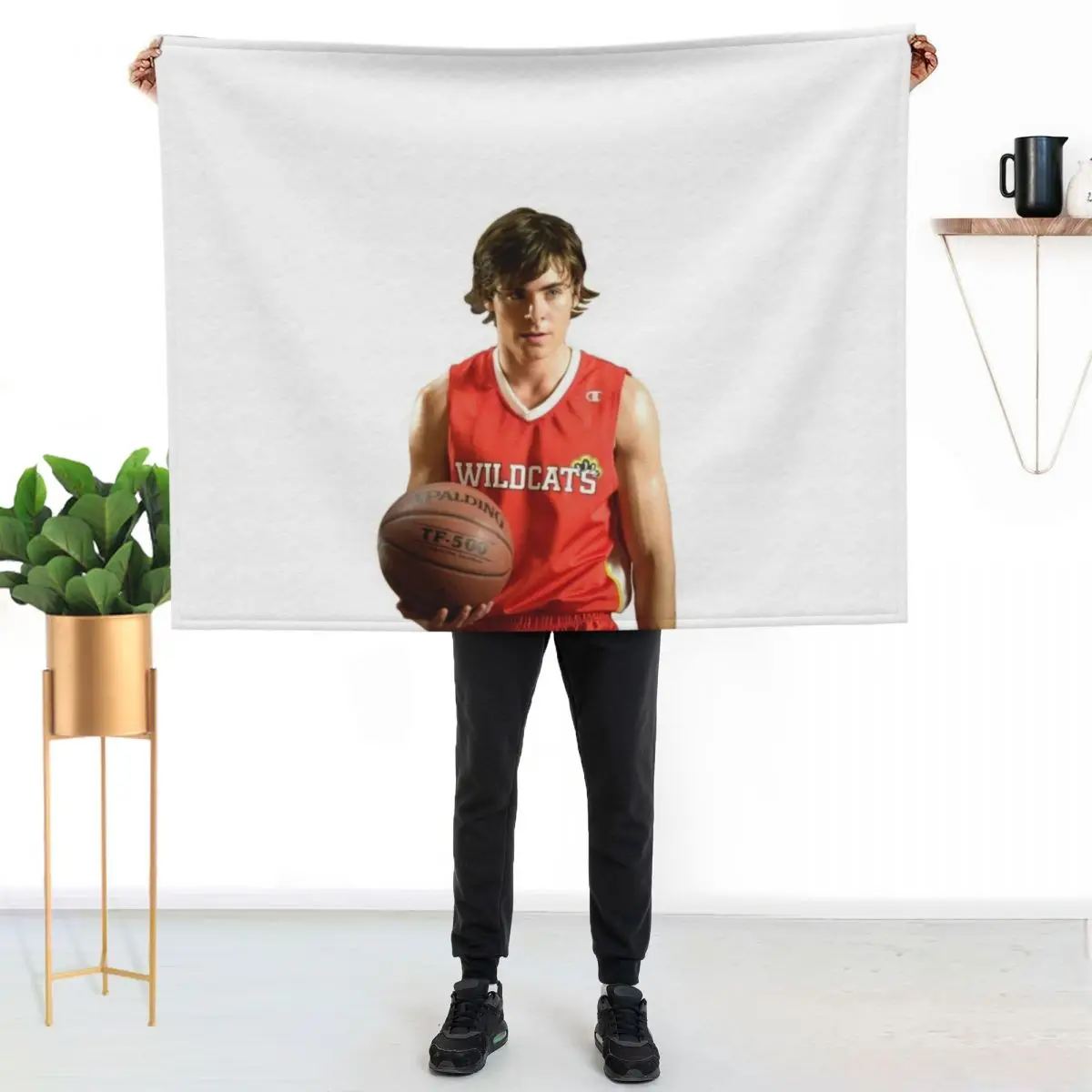 

troy bolton Throw Blanket Warm Comfortable Blanket Gift for Parents Friends